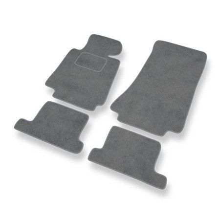 Tapis de sol velours pour BMW 8 I E31 (1989-1999) - Premium tapis de voiture - gris - DGS Autodywan