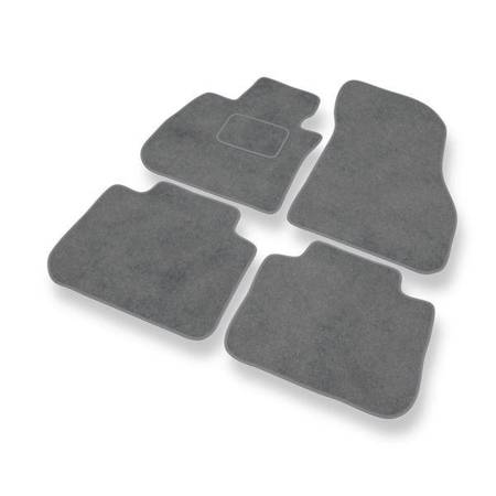 Tapis de sol velours pour BMW X1 F48 (2016-2022) - Premium tapis de voiture - gris - DGS Autodywan