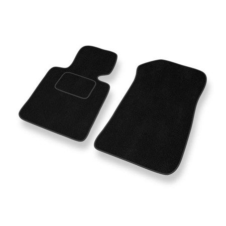 Tapis de sol velours pour BMW X1 I E84 (2009-2015) - Premium tapis de voiture - noir - DGS Autodywan