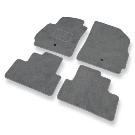 Tapis de sol velours pour Chevrolet Orlando (2010-2018) - Premium tapis de voiture - gris - DGS Autodywan