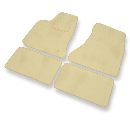 Tapis de sol velours pour Chrysler 300C I (2005-2010) - Premium tapis de voiture - beige - DGS Autodywan