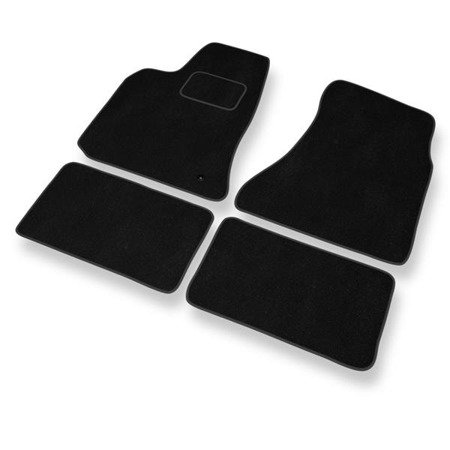 Tapis de sol velours pour Chrysler 300C I (2005-2010) - Premium tapis de voiture - noir - DGS Autodywan