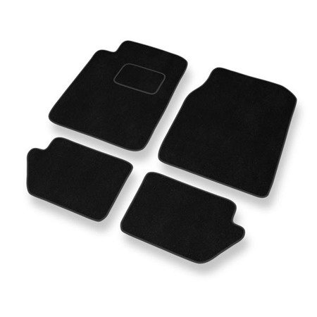 Tapis de sol velours pour Chrysler Sebring II (2001-2006) - Premium tapis de voiture - noir - DGS Autodywan