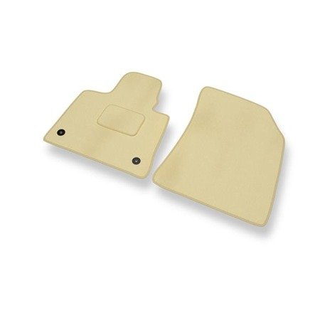 Tapis de sol velours pour Citroen C4 Picasso (2013-2019) - Premium tapis de voiture - beige - DGS Autodywan