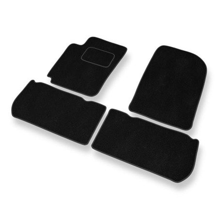 Tapis de sol velours pour Citroen Xsara Picasso (1999-2011) - Premium tapis de voiture - noir - DGS Autodywan