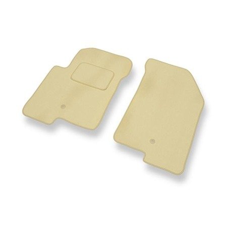 Tapis de sol velours pour Dodge Caliber (2007-2011) - Premium tapis de voiture - beige - DGS Autodywan