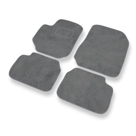 Tapis de sol velours pour Fiat Croma II (2005-2011) - Premium tapis de voiture - gris - DGS Autodywan