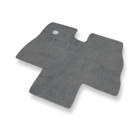 Tapis de sol velours pour Fiat Ducato II (1994-2006) - Premium tapis de voiture - gris - DGS Autodywan