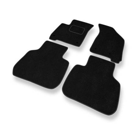 Tapis de sol velours pour Fiat Freemont (2011-2016) - Premium tapis de voiture - noir - DGS Autodywan