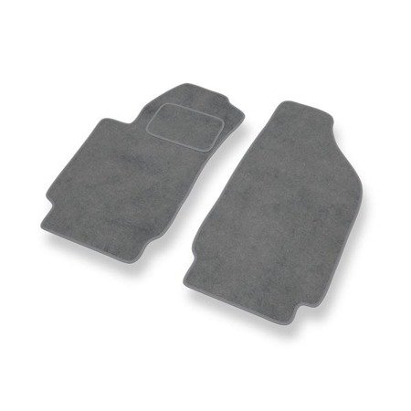 Tapis de sol velours pour Fiat Stilo (2001-2008) - Premium tapis de voiture - gris - DGS Autodywan