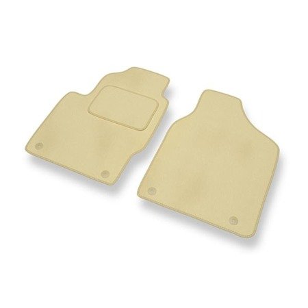 Tapis de sol velours pour Ford Galaxy I (1995-2000) - Premium tapis de voiture - beige - DGS Autodywan