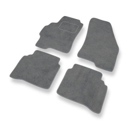 Tapis de sol velours pour Ford Mondeo II (1996-2000) - Premium tapis de voiture - gris - DGS Autodywan