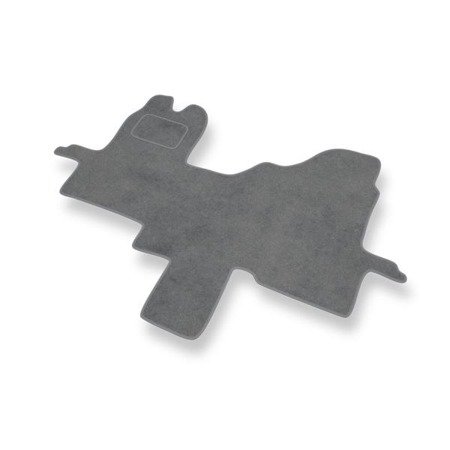 Tapis de sol velours pour Ford Transit VII (2006-2013) - Premium tapis de voiture - gris - DGS Autodywan