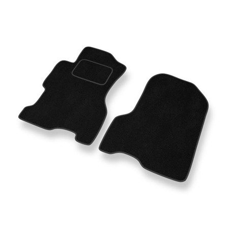 Tapis de sol velours pour Honda Civic VII (5 portes) (2001-2005) - Premium tapis de voiture - noir - DGS Autodywan