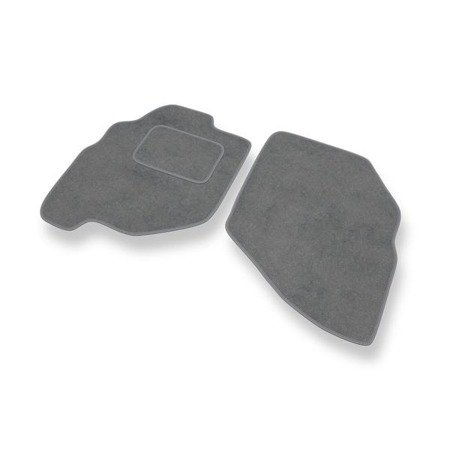 Tapis de sol velours pour Honda Jazz II (2002-2008) - Premium tapis de voiture - gris - DGS Autodywan