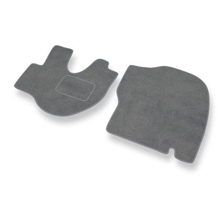 Tapis de sol velours pour Hyundai H100 (1992-2006) - Premium tapis de voiture - gris - DGS Autodywan