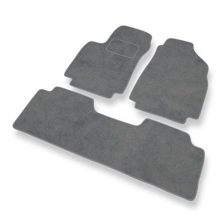 Tapis de sol velours pour Hyundai Matrix (2001-2010) - Premium tapis de voiture - gris - DGS Autodywan