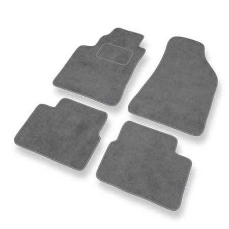 Tapis de sol velours pour Lancia Delta III (2008-....) - Premium tapis de voiture - gris - DGS Autodywan