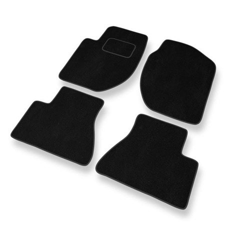 Tapis de sol velours pour Land Rover Freelander I (1998-2006) - Premium tapis de voiture - noir - DGS Autodywan