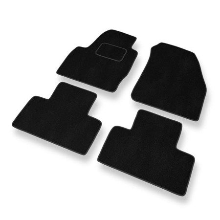 Tapis de sol velours pour Land Rover Range Rover Evoque (2011-2018) - Premium tapis de voiture - noir - DGS Autodywan