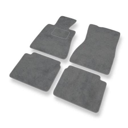 Tapis de sol velours pour Lexus LS II XF20 (1994-2000) - Premium tapis de voiture - gris - DGS Autodywan