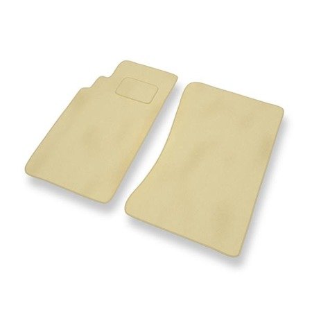 Tapis de sol velours pour Mazda MX-5 II (1998-2005) - Premium tapis de voiture - beige - DGS Autodywan