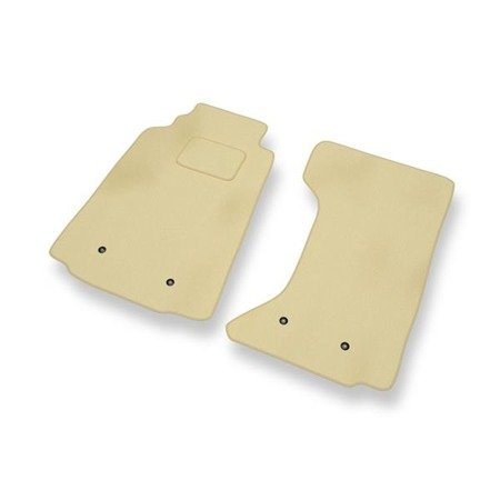 Tapis de sol velours pour Mazda MX-5 III (2005-2015) - Premium tapis de voiture - beige - DGS Autodywan