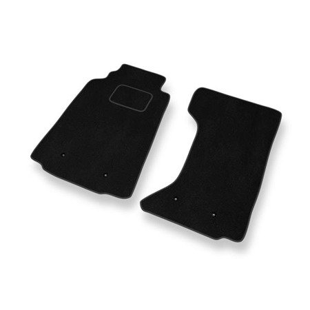 Tapis de sol velours pour Mazda MX-5 III (2005-2015) - Premium tapis de voiture - noir - DGS Autodywan