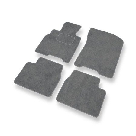 Tapis de sol velours pour Mazda Xedos 9 (1993-2003) - Premium tapis de voiture - gris - DGS Autodywan