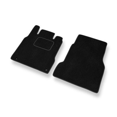 Tapis de sol velours pour Mercedes-Benz Classe A W168 (1997-2004) - Premium tapis de voiture - noir - DGS Autodywan