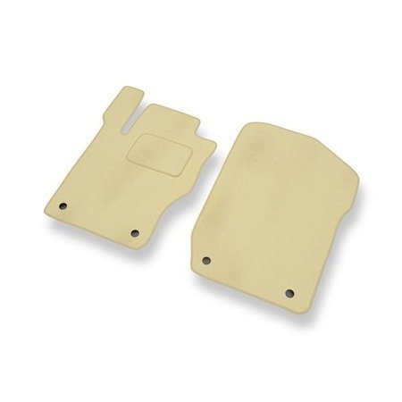 Tapis de sol velours pour Mercedes-Benz GL X164 (2006-2012) - Premium tapis de voiture - beige - DGS Autodywan