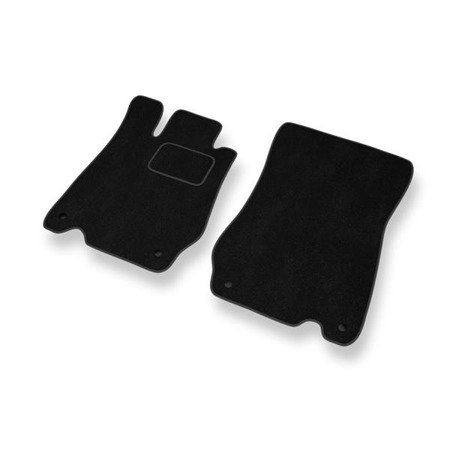 Tapis de sol velours pour Mercedes-Benz SL R230 (2002-2012) - Premium tapis de voiture - noir - DGS Autodywan