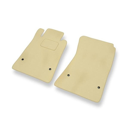 Tapis de sol velours pour Mercedes-Benz SLK R171 (2004-2011) - Premium tapis de voiture - beige - DGS Autodywan