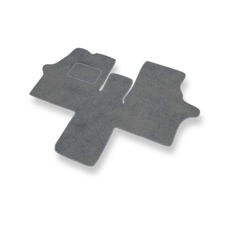 Tapis de sol velours pour Mercedes-Benz Vito W638 (1996-2003) - Premium tapis de voiture - gris - DGS Autodywan