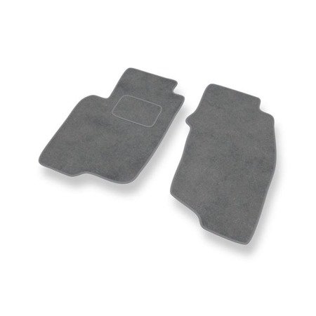 Tapis de sol velours pour Mitsubishi Space Star I (1999-2006) - Premium tapis de voiture - gris - DGS Autodywan