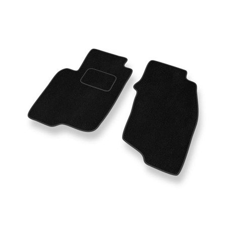 Tapis de sol velours pour Mitsubishi Space Star I (1999-2006) - Premium tapis de voiture - noir - DGS Autodywan