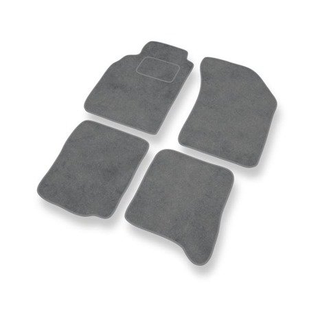 Tapis de sol velours pour Nissan Maxima V (1999-2003) - Premium tapis de voiture - gris - DGS Autodywan