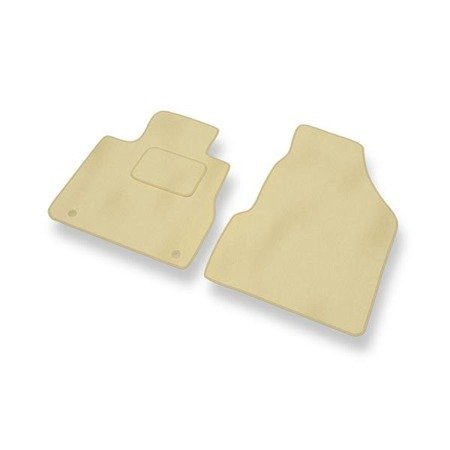 Tapis de sol velours pour Nissan Murano II (2009-2015) - Premium tapis de voiture - beige - DGS Autodywan