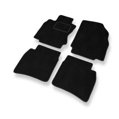 Tapis de sol velours pour Nissan Note E11 (2004-2013) - Premium tapis de voiture - noir - DGS Autodywan