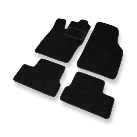 Tapis de sol velours pour Opel Astra F (1991-2002) - Premium tapis de voiture - noir - DGS Autodywan