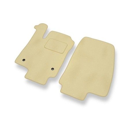 Tapis de sol velours pour Opel Astra G (1998-2009) - Premium tapis de voiture - beige - DGS Autodywan