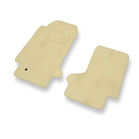 Tapis de sol velours pour Opel GT II (2006-2010) - Premium tapis de voiture - beige - DGS Autodywan