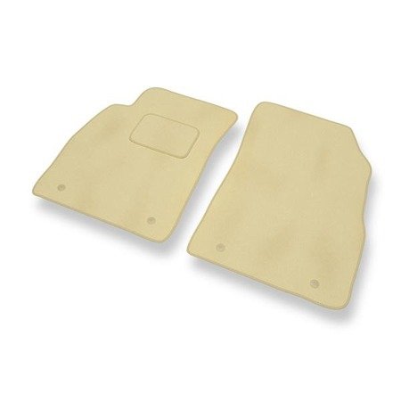 Tapis de sol velours pour Opel Insignia I (2008-2017) - Premium tapis de voiture - beige - DGS Autodywan