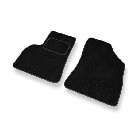 Tapis de sol velours pour Peugeot 3008 I (2009-2016) - Premium tapis de voiture - noir - DGS Autodywan