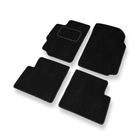 Tapis de sol velours pour Peugeot 406 (1995-2004) - Premium tapis de voiture - noir - DGS Autodywan