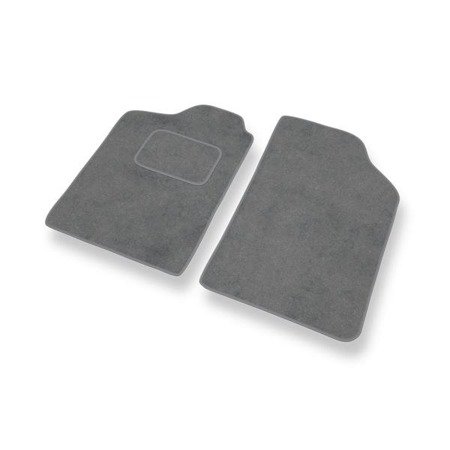 Tapis de sol velours pour Renault Clio I (1990-1998) - Premium tapis de voiture - gris - DGS Autodywan