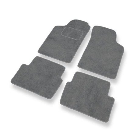 Tapis de sol velours pour Renault Laguna I (1993-2000) - Premium tapis de voiture - gris - DGS Autodywan