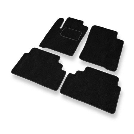 Tapis de sol velours pour Renault Scenic I (1996-2003) - Premium tapis de voiture - noir - DGS Autodywan