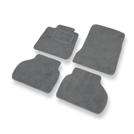 Tapis de sol velours pour Renault Vel Satis (2001-2009) - Premium tapis de voiture - gris - DGS Autodywan