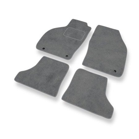 Tapis de sol velours pour Saab 9-3 I (1998-2002) - Premium tapis de voiture - gris - DGS Autodywan